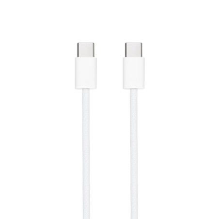 Cable USB 2.0 Tipo-C Nanocable 10.01.6002-CO/ USB Tipo-C Macho - USB Tipo-C Macho/ Hasta 60W/ 480Mbps/ 2m/ Blanco
