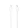 Cable USB 2.0 Tipo-C Nanocable 10.01.6002-CO/ USB Tipo-C Macho - USB Tipo-C Macho/ Hasta 60W/ 480Mbps/ 2m/ Blanco