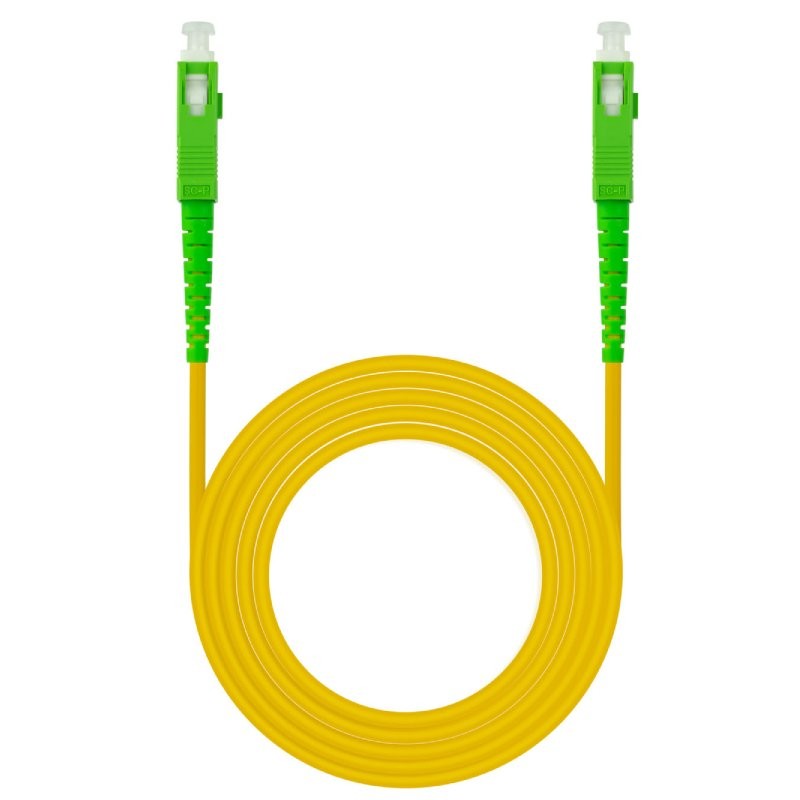 Cable de Fibra Óptica G657A2 Nanocable 10.20.0010/ LSZH/ 10m/ Amarillo
