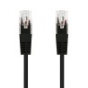 Cable de Red RJ45 UTP Nanocable 10.20.0400-L25-BK Cat.6/ 25cm/ Negro