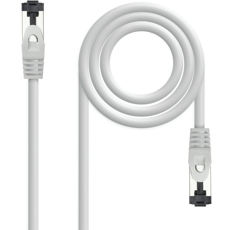 Cable de Red RJ45 SSTP Nanocable 10.20.2001 Cat.8.1/ 1m/ Gris