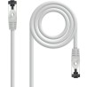 Cable de Red RJ45 SSTP Nanocable 10.20.2001 Cat.8.1/ 1m/ Gris