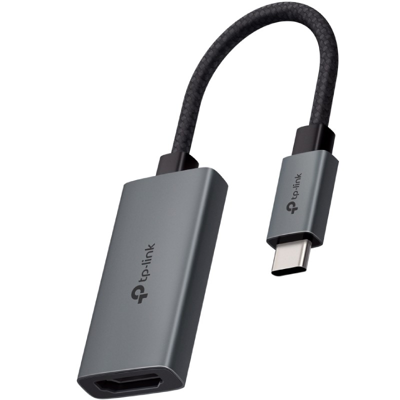 Conversor HDMI 4K 60Hz TP-Link UA520C/ HDMI Hembra - USB Tipo-C Macho/ 10cm/ Gris