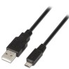 Cable USB 2.0 Aisens A101-0029/ USB Macho - MicroUSB Macho/ 3m/ Negro