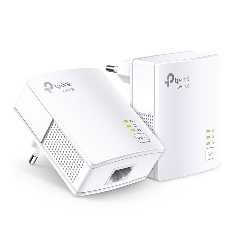 Adaptador Powerline TP-Link TL-PA7017 KIT 1000Mbps/ Alcance 300m/ Pack de 2