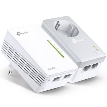 Adaptador Powerline TP-Link TL-WPA4226 KIT AV600 600Mbps/ Alcance 300m/ Pack de 2