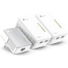 Adaptador Powerline TP-Link TL-WPA4220T KIT 500Mbps/ Alcance 300m/ Pack de 3