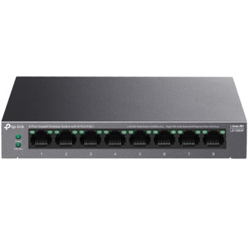 Switch TP-Link LS108GP 8 Puertos/ RJ-45 10/100/1000/ PoE+