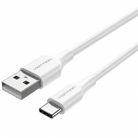 Cable USB 2.0 Tipo-C Vention CTHWG/ USB Tipo-C Macho - USB Macho/ 480Mbps/ 1.5m/ Blanco