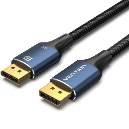 Cable DisplayPort 1.4 8K Vention HCELF/ DisplayPort Macho - DisplayPort Macho/ 3m/ Azul