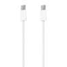 Cable USB 2.0 Tipo-C Aisens A107-0855/ USB Tipo-C Macho - USB Macho/ Hasta 60W/ 480Mbps/ 1m/ Blanco