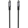 Cable USB 3.2 Tipo-C Aisens A107-0991/ USB Tipo-C Macho - USB Tipo-C Macho/ Hasta 60W/ 5Gbps/ 7m/ Negro
