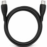 Cable USB 2.0 Tipo-C Vention TRVBH/ USB Tipo-C Macho - USB Tipo-C Macho/ Hasta 60W/ 480Mbps/ 2m/ Negro
