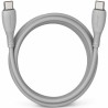 Cable USB 2.0 Tipo-C Vention TRVHH/ USB Tipo-C Macho - USB Tipo-C Macho/ Hasta 60W/ 480Mbps/ 2m/ Gris