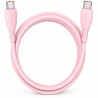 Cable USB 2.0 Tipo-C Vention TRWPH/ USB Tipo-C Macho - USB Tipo-C Macho/ Hasta 100W/ 480Mbps/ 2m/ Rosa