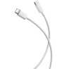 Cable USB 2.0 Tipo-C 3A Xiaomi Braided/ USB Tipo-C Macho - USB Tipo-C Macho/ Hasta 60W/ 480Mbps/ 1m/ Blanco