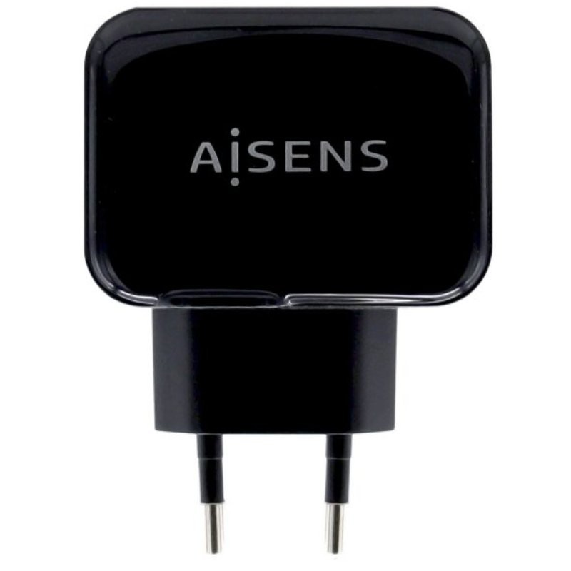 Cargador de Pared Aisens A110-0440/ 2xUSB/ 17W