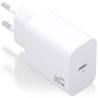 Cargador de Pared GaN Aisens A110-0940/ 1xUSB Tipo-C/ 30W/ Blanco