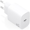 Cargador de Pared GaN Aisens A110-0950/ 1xUSB Tipo-C/ 30W/ Blanco