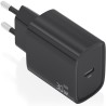 Cargador de Pared GaN Aisens A110-0951/ 1xUSB Tipo-C/ 30W/ Negro