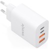 Cargador de Pared GaN Aisens A110-1027/ 2xUSB Tipo-C/ 2xUSB/ 32W/ Blanco