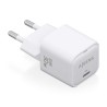 Cargador de Pared GaN Aisens ASCH-30W1P018-W/ 1xUSB Tipo-C/ 30W