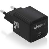 Cargador de Pared GaN Aisens ASCH-30W1P036-BK/ 1xUSB Tipo-C/ 30W