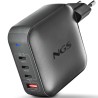 Cargador de Portátil GaN NGS BUD 165W/ 165W/ Automático/ Voltaje 5-21V