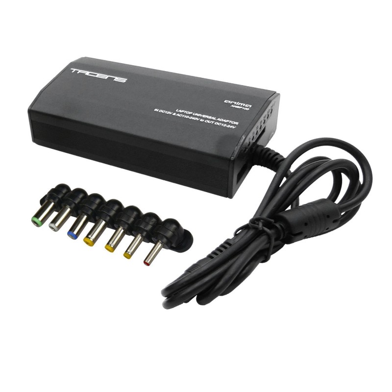 Cargador de Portátil Anima ANBP100/ 1xUSB/ 100W/ Manual/ 8 Conectores/ Voltaje 12-24V