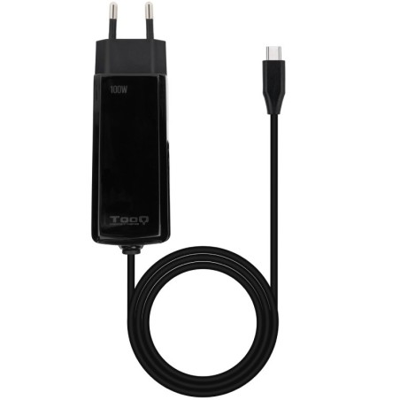 Cargador de Portátil GaN TooQ TQLC-USBCGAN100PD-C USB Tipo-C/ 100W/ Automático/ Voltaje 5-20V