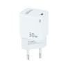 Cargador de Pared GaN TooQ TQWC-GANPD30WT/ 1xUSB Tipo-C/ 30W