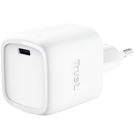 Cargador de Pared GaN Trust Maxo 30W/ 1xUSB Tipo-C/ 30W