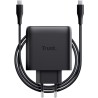 Cargador de Pared GaN Trust Maxo 65W/ 1xUSB Tipo-C/ Incluye Cable USB Tipo-C/ 65W