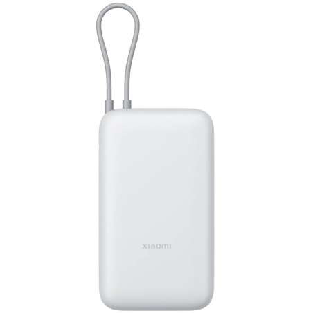 Powerbank 20000mAh Xiaomi Power Bank Integrated Cable/ 22.5W/ Blanco/ Incluye Cable USB Tipo-C