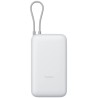 Powerbank 20000mAh Xiaomi Power Bank Integrated Cable/ 22.5W/ Blanco/ Incluye Cable USB Tipo-C