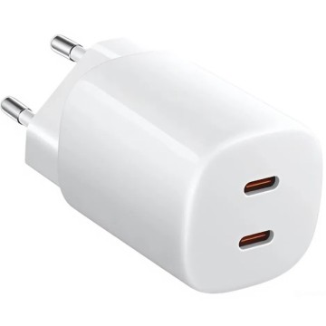 Cargador de Pared Xiaomi 45W Nano Turbo Charging Power Adapter/ 2xUSB Tipo-C/ 45W