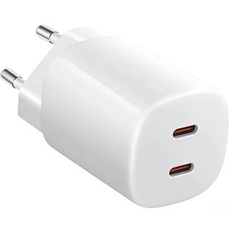 Cargador de Pared Xiaomi 45W Nano Turbo Charging Power Adapter/ 2xUSB Tipo-C/ 45W