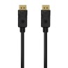 Cable DisplayPort 1.2 4K Aisens A124-0549/ DisplayPort Macho - DisplayPort Macho/ Hasta 5W/ 2300Mbps/ 1.5m/ Negro