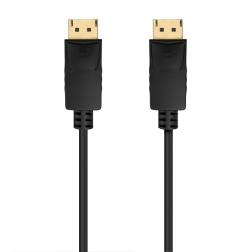 Cable DisplayPort 1.2 CCS 4K Aisens A124-0740/ DisplayPort Macho - DisplayPort Macho/ Hasta 5W/ 2300Mbps/ 2m/ Negro
