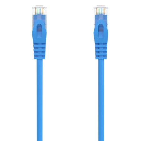Cable de Red RJ45 AWG24 UTP Aisens A145-0570 Cat.6A/ LSZH/ 25cm/ Azul