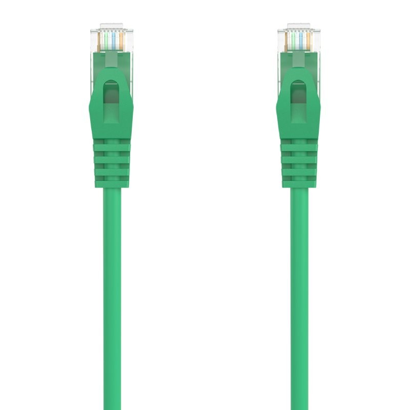 Cable de Red RJ45 AWG24 UTP Aisens A145-0581 Cat.6A/ LSZH/ 1.5m/ Verde
