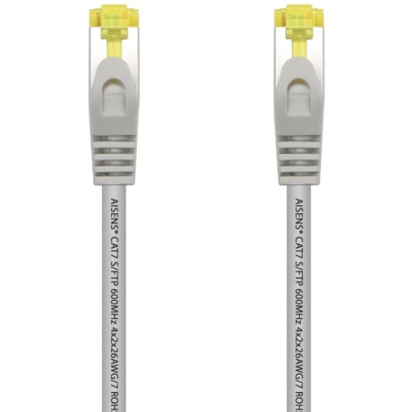 Cable de Red RJ45 S/FTP Aisens A146-0332 Cat.7/ 25cm/ Gris