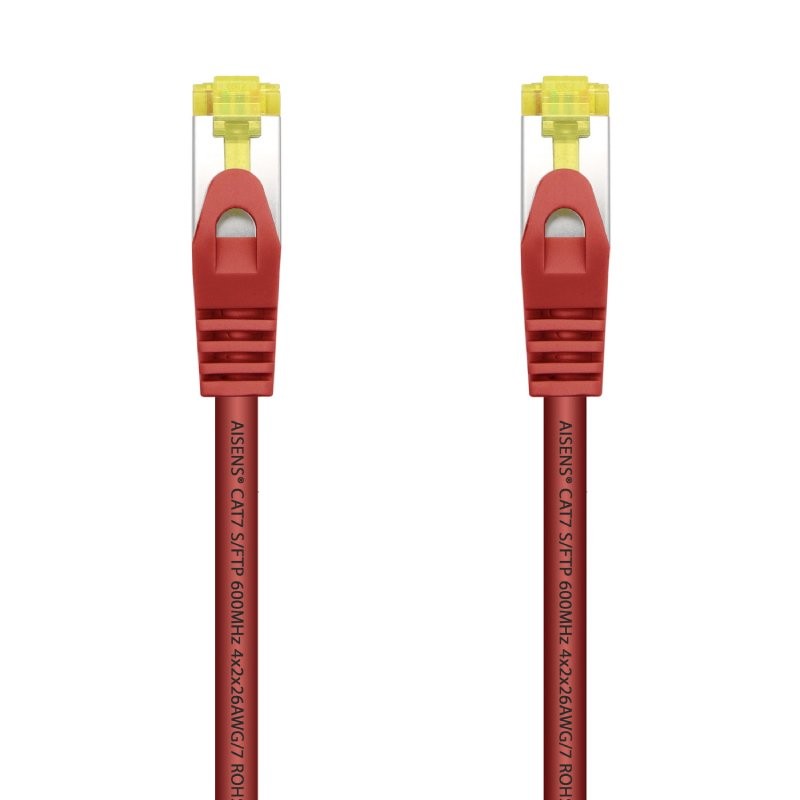 Cable de Red RJ45 SFTP Aisens A146-0468 Cat.7/ 25cm/ Rojo