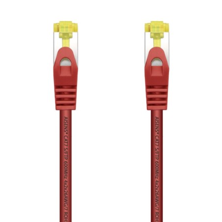 Cable de Red RJ45 SFTP Aisens A146-0469 Cat.7/ 50cm/ Rojo