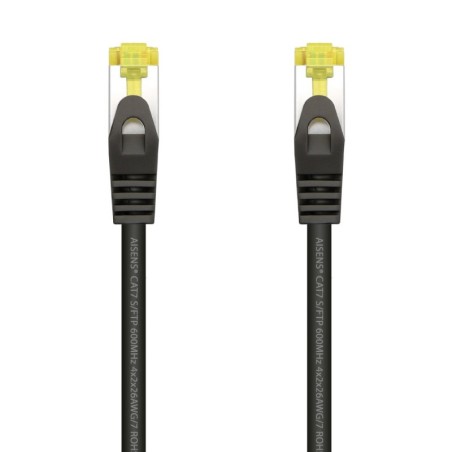 Cable de Red RJ45 SFTP Aisens A146-0487 Cat.7/ 2m/ Negro