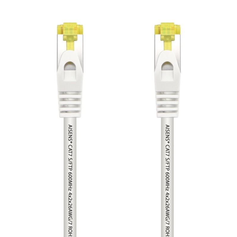 Cable de Red RJ45 SFTP Aisens A146-0489 Cat.7/ 50cm/ Blanco