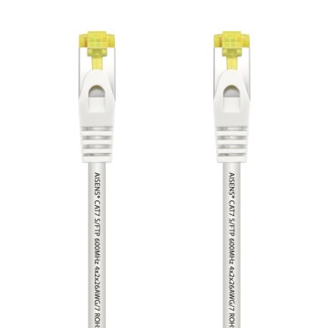 Cable de Red RJ45 SFTP Aisens A146-0490 Cat.7/ 1m/ Blanco
