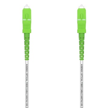 Cable de Fibra Óptica G657A2 3.0 Aisens A152-0497/ LSZH/ 7m/ Blanco