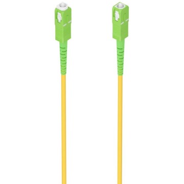 Cable de Fibra Óptica G657A2 3.0 9/125 SMF Aisens A152-0980/ LSZH/ 2m/ Amarillo
