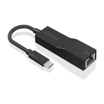 Adaptador USB Tipo-C - RJ45 Aisens A109-0765/ 1000Mbps